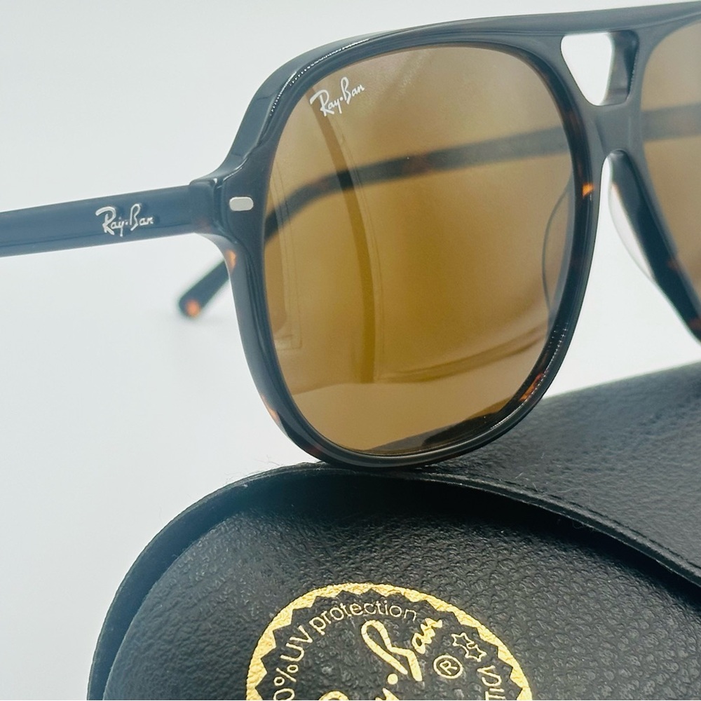 Ray-Ban Tortoise Frame Brown Lens Sunglasses